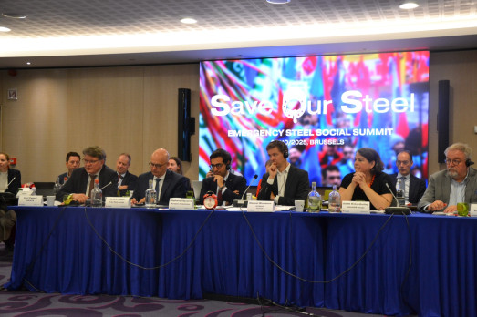 Emergency Steel Social Summit: Steel industry and steel workers call for urgent action to restore a level playing field for the sector and stop the dramatic destruction of jobs and steel making capacity in Europe before it is too late